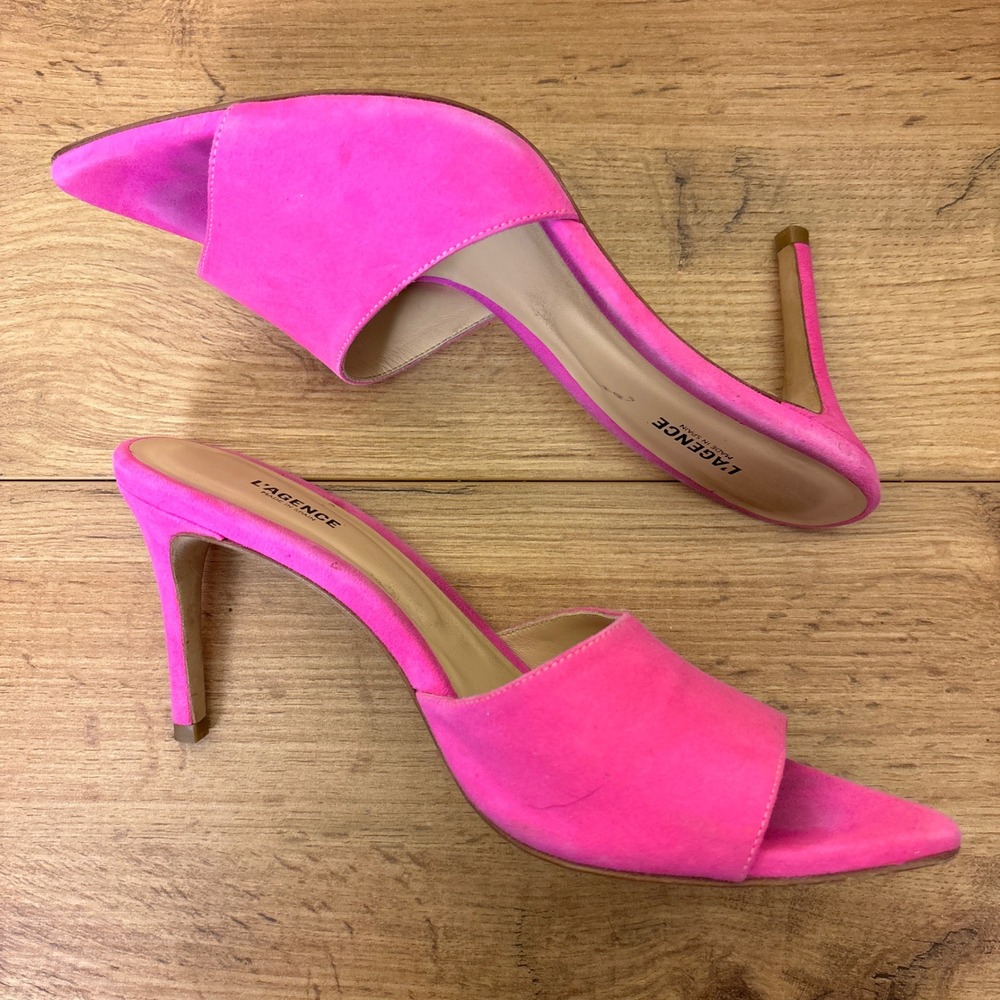 L'AGENCE Pink Mules - Picture 8 of 12